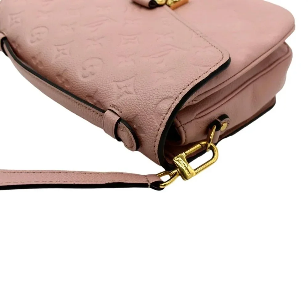 LOUIS VUITTON  Metis Pochette Empreinte Leather Crossbody Bag Pink - Picture 5 of 12